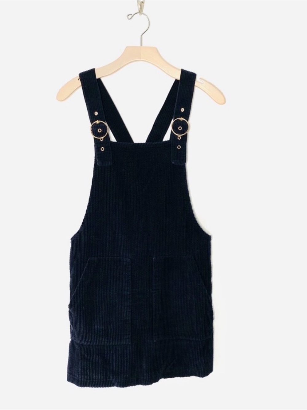 Forever 21 corduroy overall dress